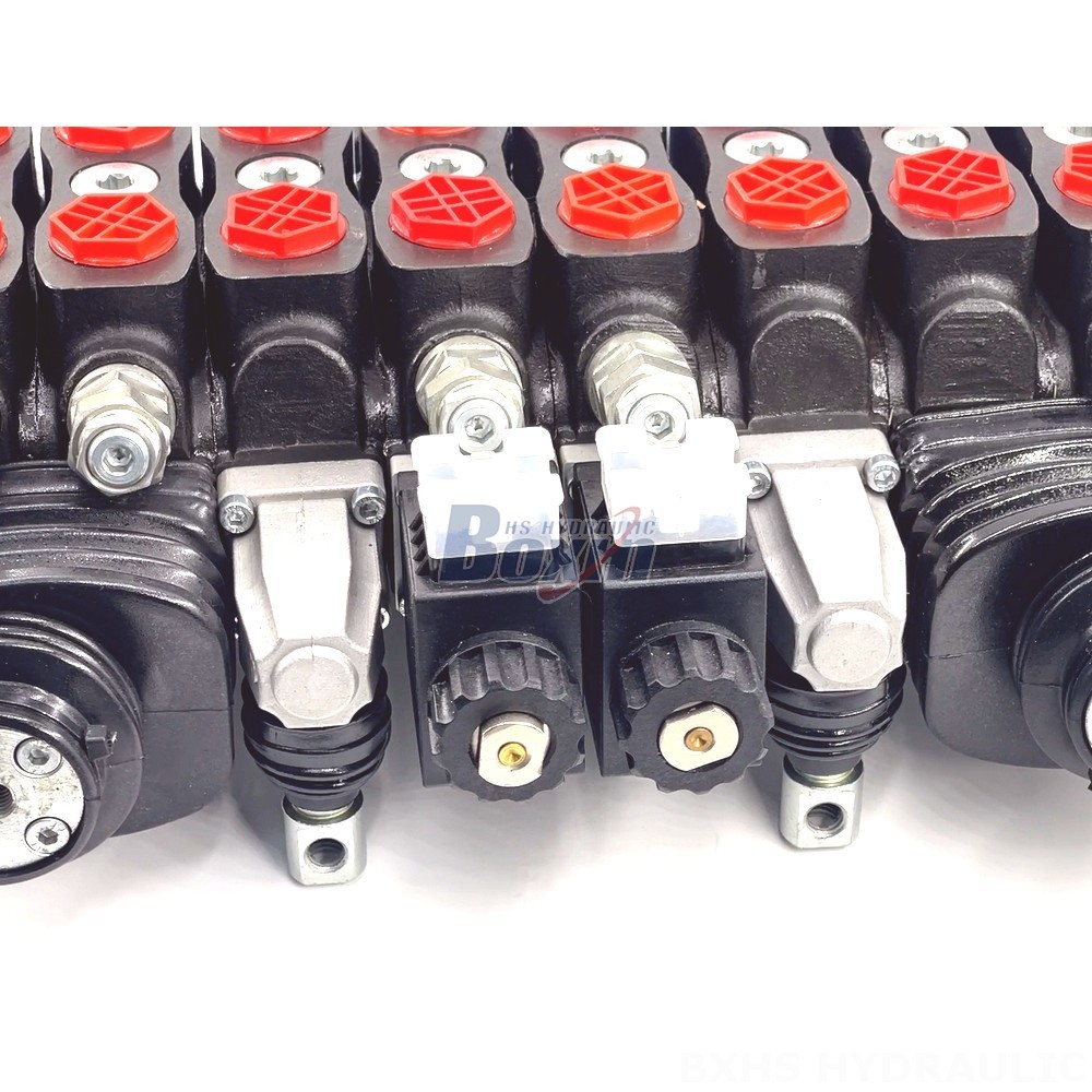 Hydraulic Valve | Manual 8 Spool Sectional Directional Valve | Factory Supply detail image